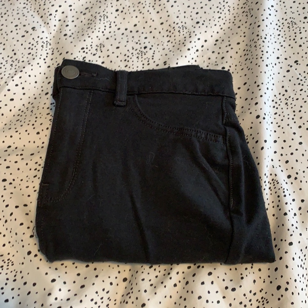 American Eagle Outfitters Black Knit Hi-Rise Jeggings